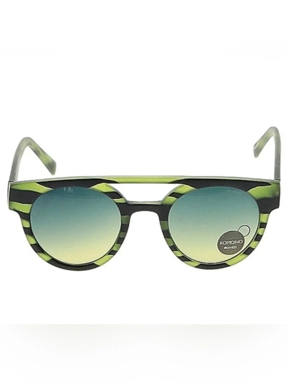 Men’s New Komono Dreyfuss Green Safari Sunglasses